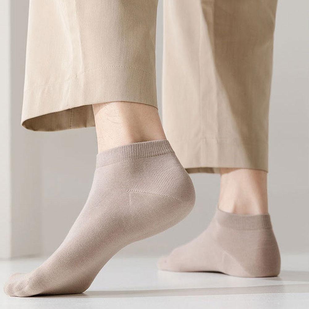 7 perechi de șosete de bumbac Harajuku Street pentru bărbați, respirabil, sport, șosete scurte, antiderapante, pentru sală și sport, casual