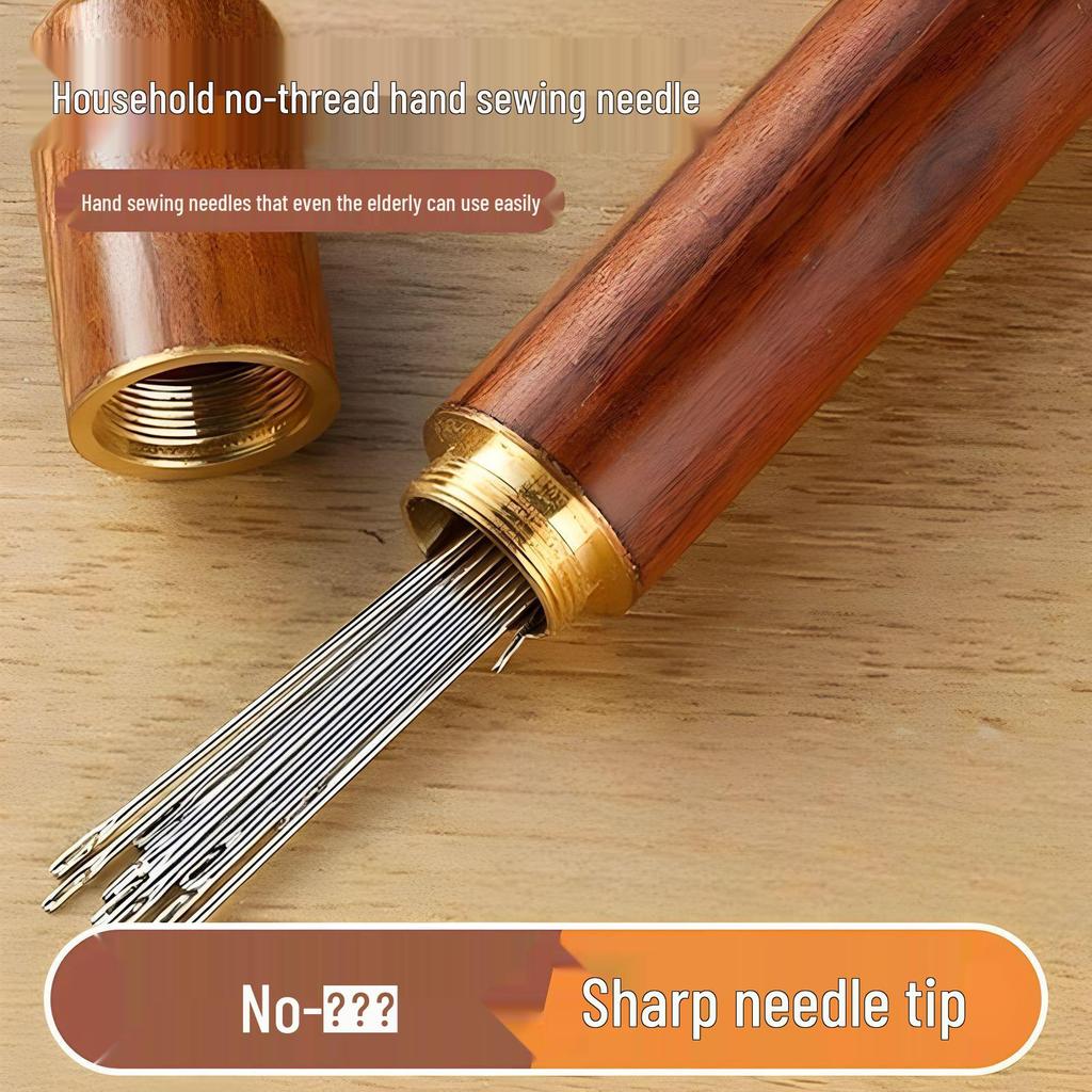 Self-Threading Sewing Needles: Ideal for the Elderly and Visually Impaired, Perfect for Sewing Clothes.