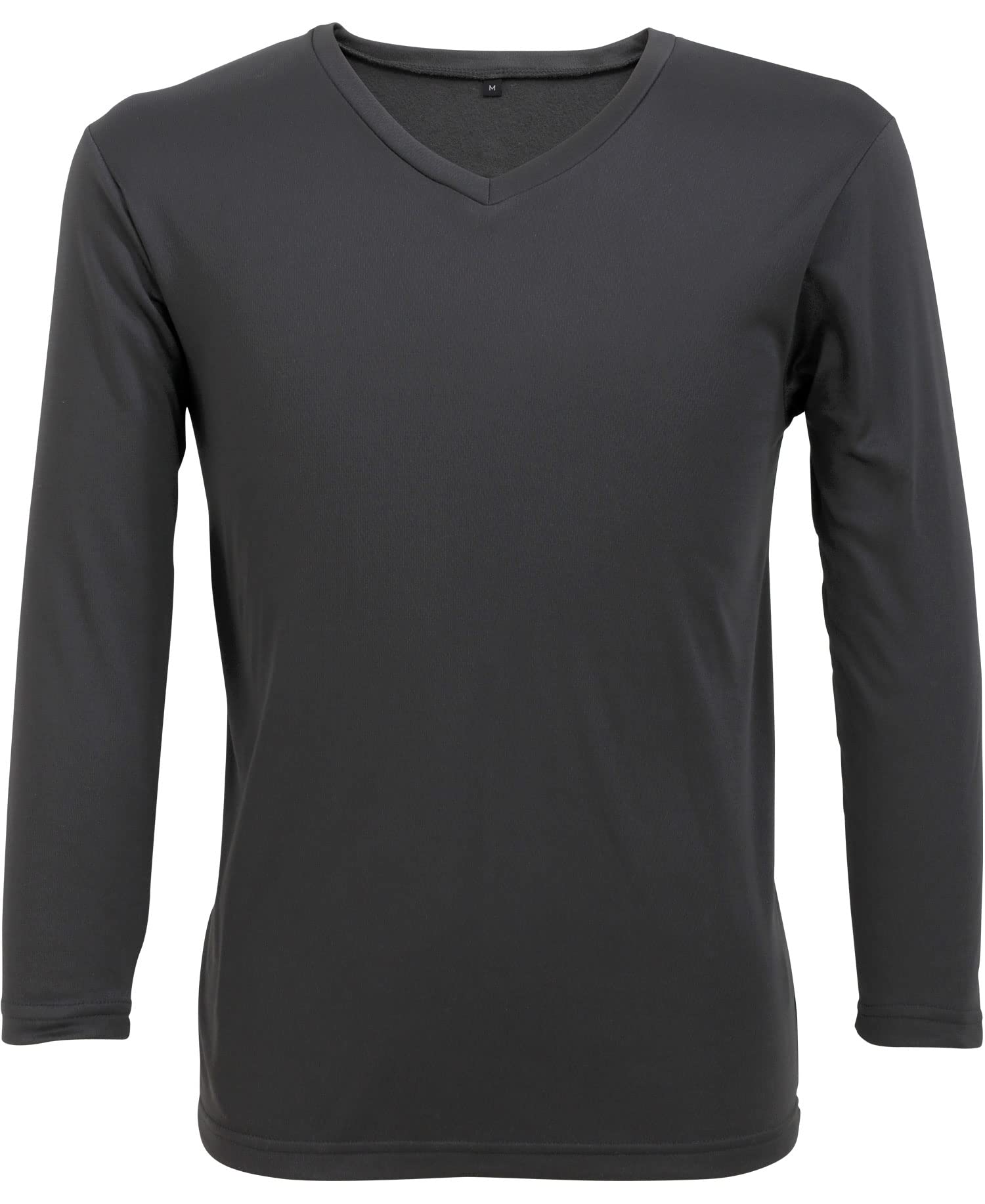 

Long Sleeve Length Thick Moisture Quick and Size 1 Piece [Business Support] V-Neck 9/10 Undershirt, Wicking, Drying, Lightweight, Warm, Cold-Proof,