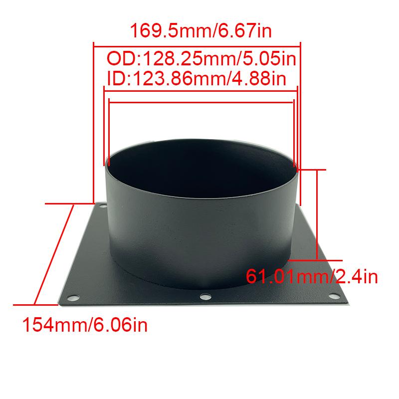 30mm 40mm 60mm Diesel Heater Base Mounting Plate Stainless Steel Turret Planar Turret Bracket Air Parking Heater Car Accessories