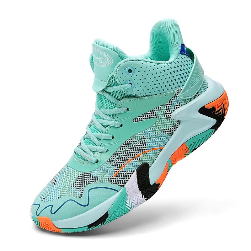 Large Size Basketball Shoes High Top Shoes Casual Fashionable Breathable Sports Shoes and Practical Sports Shoes