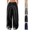 Women's Loose Comfortable Casual Fashion Wide Leg Pants With Striped Design