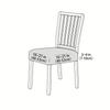 1/4Pcs Jacquard Chair Seat Covers Stretch Pure Color Chair Cover Removable Upholstered Seat Cushion Slipcover For Home Party