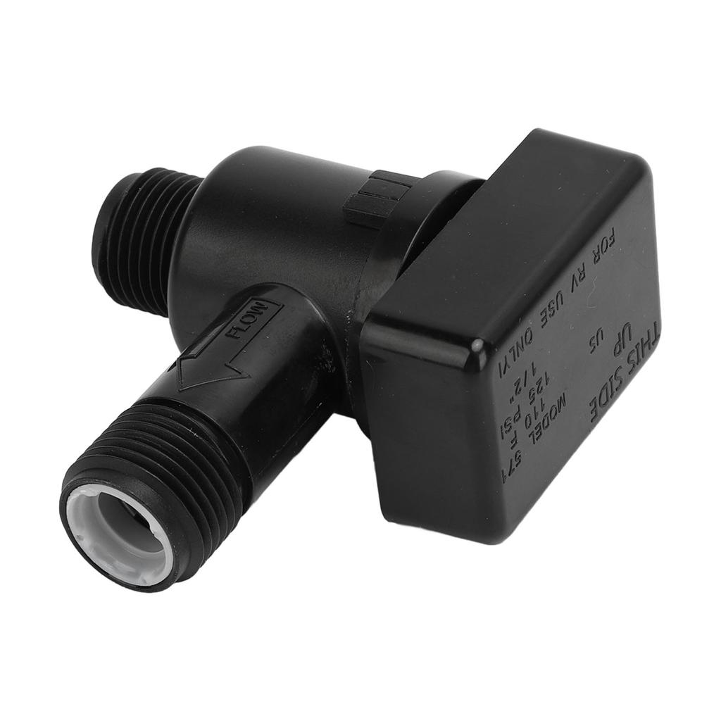 RV Vacuum Breaker Check Valve 8‑125 PSI Backflow Preventer Leaking Proof Black Tank System Valve for Rv Camper Trailer