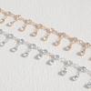 Shiny Crystal Stone Tassel Anklet for Women Foot Chain Party Holiday Jewelry Bijoux