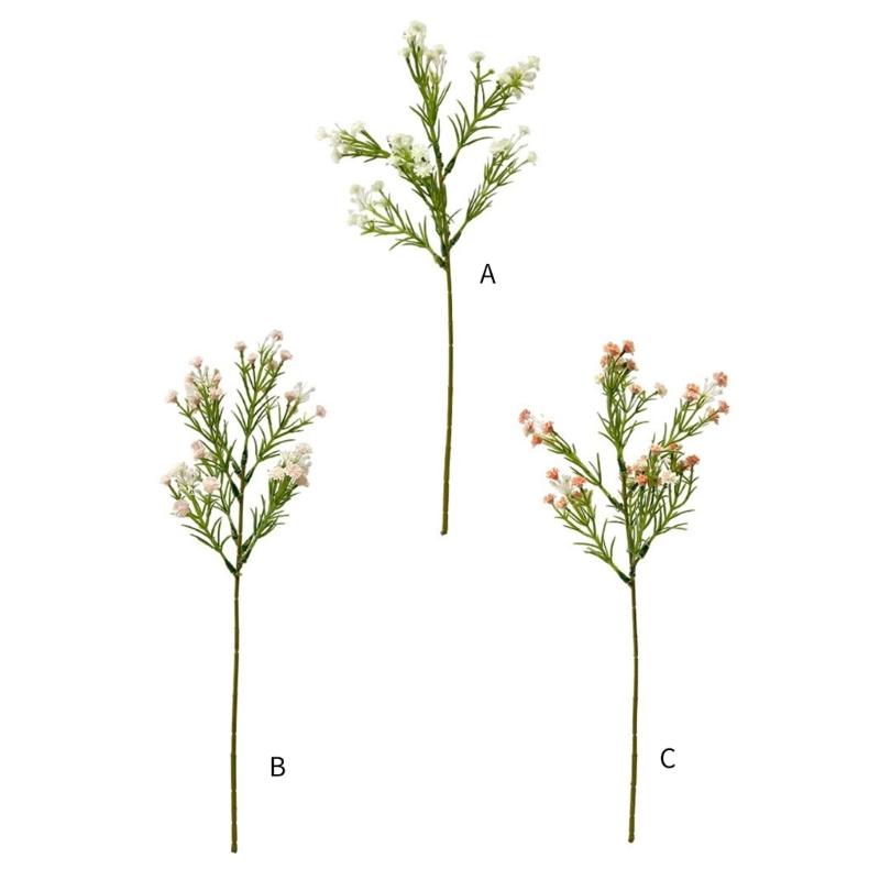 10pc Artificial Gypsophila Flowers Branch Simulated Wedding Decors Realistic Indoor Table Centerpieces for Wedding Party