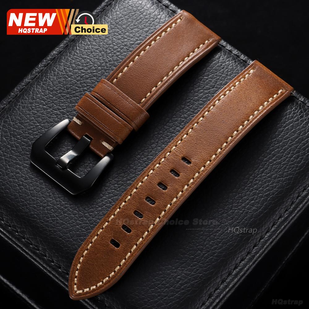 Vintage Wrist Watchband 18mm 20mm 22mm 24mm Universal Women Men Wristband Bracelet Smartwatch Leather Sport Wristbelt Accessory