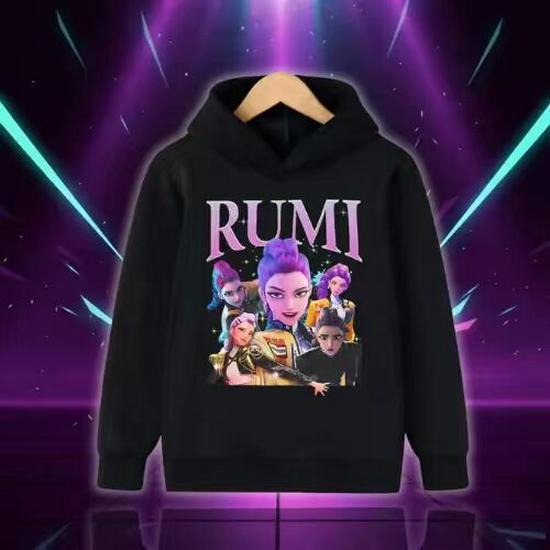 Kids' Demon Hunter Hoodie - Casual, Loose, Warm Sweatshirt for Boys and Girls