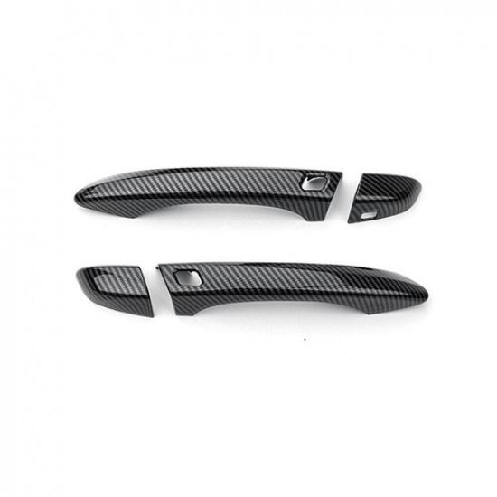 

Front Rear Door Handle Cover Trim Carbon Fiber for Hyundai Veloster N - Front Door