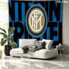 Inter Milan Wall tapestry, aesthetic printed fabric blanket, suitable for bedroom, living room, and home decor.