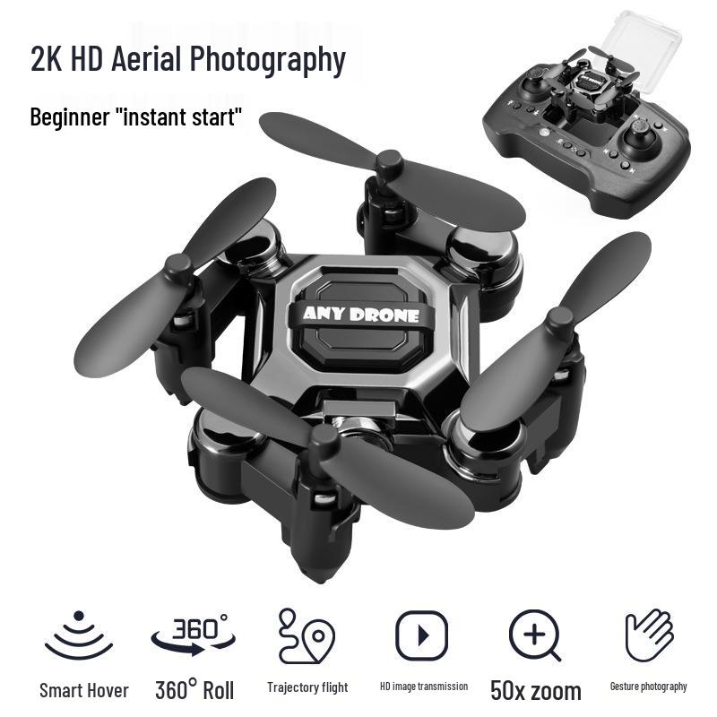 Foldable Mini Drone with Remote Control for Aerial Photography - Quadcopter Toy for Students and Kids
