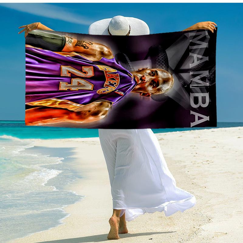 Great Basketball Player Fashion Beach Towel: Ideal for Summer Adventures Soft, Absorbent and Quick Drying Suitable for Swimming and Bathing