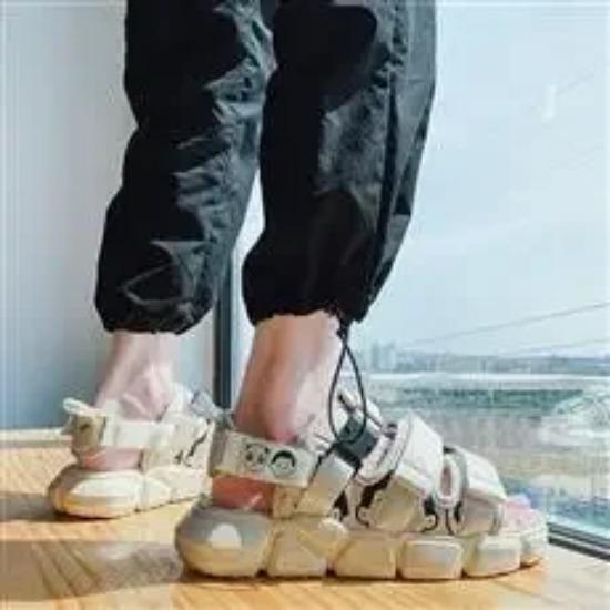 

Мужские летние фиолетовые пляжные сандалии, мужские новые модные сандалии, мужские новые нескользящие повседневные кроссовки Sandalias Hombre Verano 41