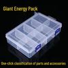 Transparent Compartmentalized Storage Box for Jewelry, Hardware, and Fishing Accessories