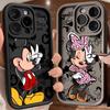 Minnie Mickey Mouse Phone Case For iPhone 17E 11 12 13 14 15 16 17 Pro Max Fundas 17 Air Plus 16e 13 Mini Silicone Cover