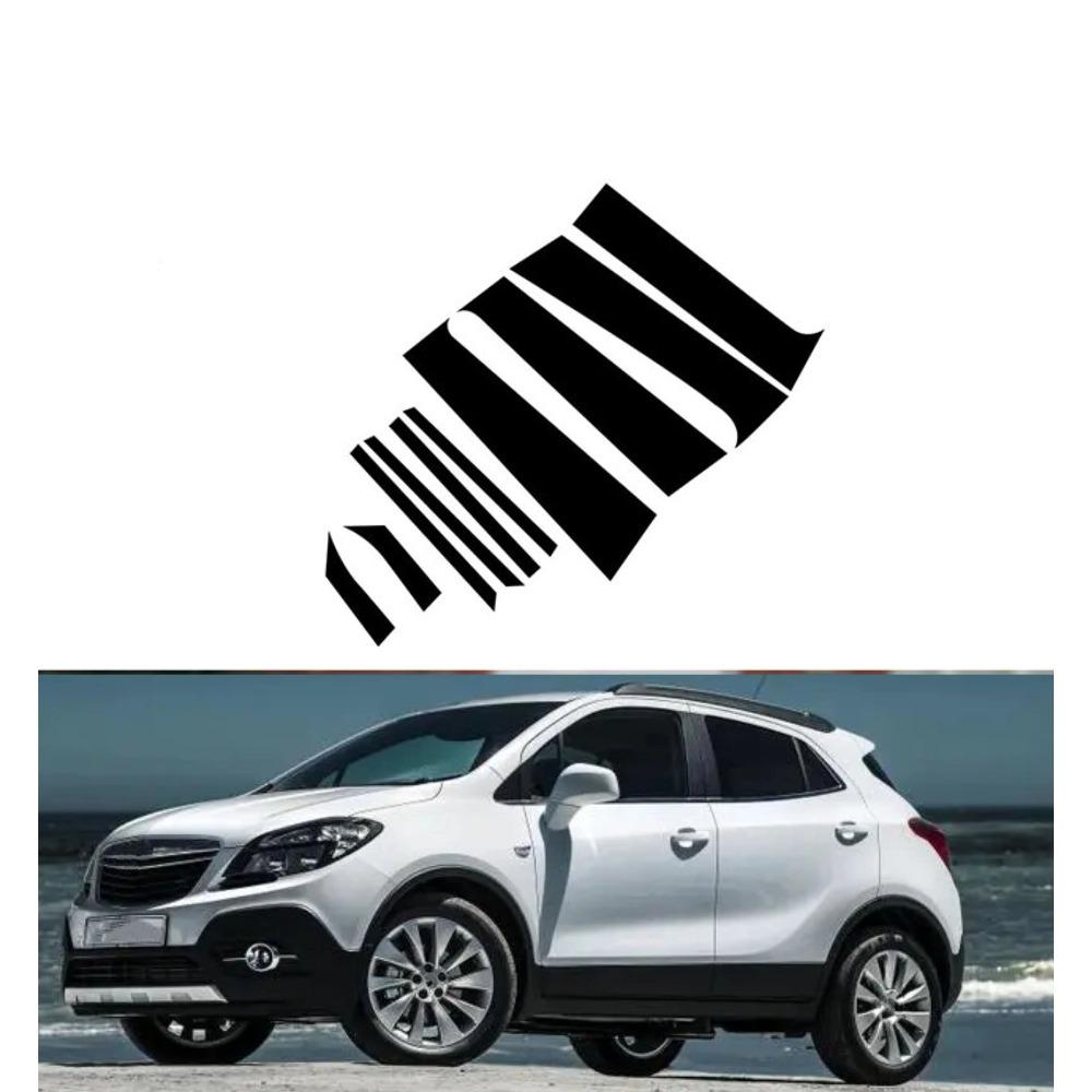 10 Stuks Auto Deur Raam Stijl Posts Sierlijsten Covers Sticker Voor Opel Mokka J13 2013 2014 2015 2016 2017 2018 2019