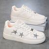 2024 New Couple Little White Shoes Versatile Men's and Women's Leisure Sports Board Shoes High Quality Leather Sports Shoes
