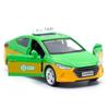 Taxi slitinový odlitek model auta s natahováním pro děti, dárky, vzdělávací hračka, kolekce