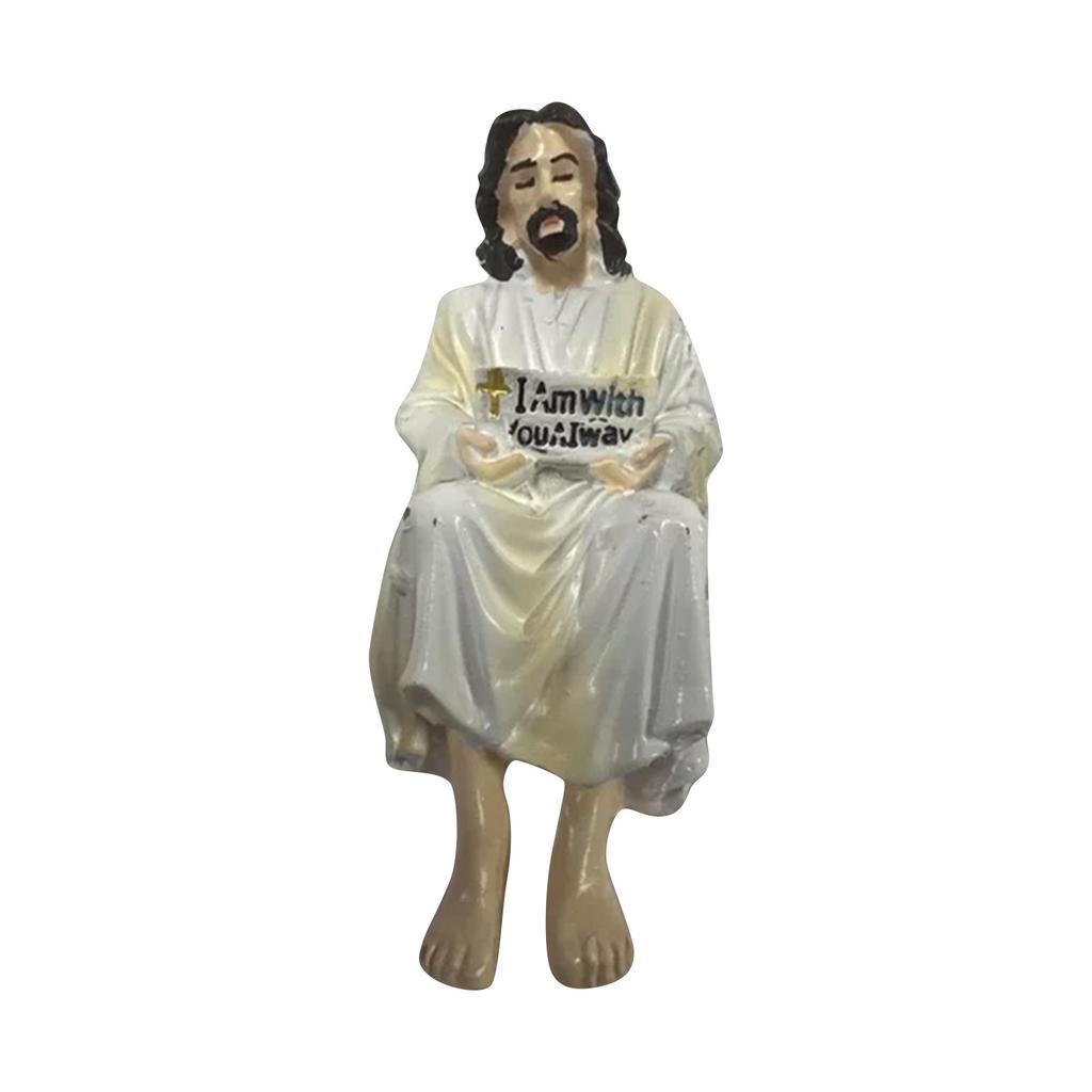 Desktop-Dekorationen, Auto-Armaturenbrett-Dekorationen, Heim-Schreibtisch-Dekorationen, Christus-Statuen, Mit Slogans, Einzigartige Spirituelle Geschenke.