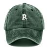 Vintage Washed Cotton Baseball Cap For Men Women Letter R Embroidery Unisex Soft Gorra Casquette Hip Hop Trucker Hats Streetwear
