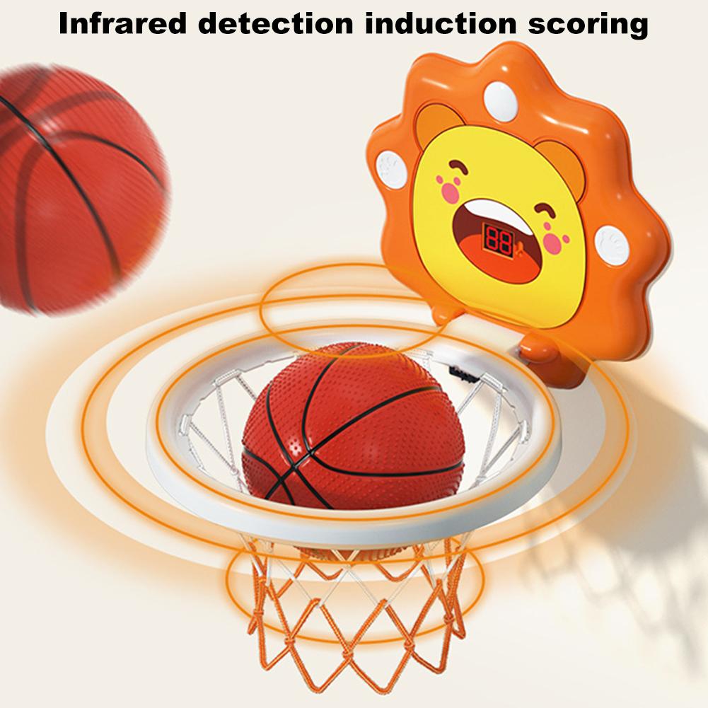 Kids Basketball Hoop Kit Foldable Hanging Basketball Board Creative Basketball Stand Kids Outdoor Indoor Game Sport Play Toys