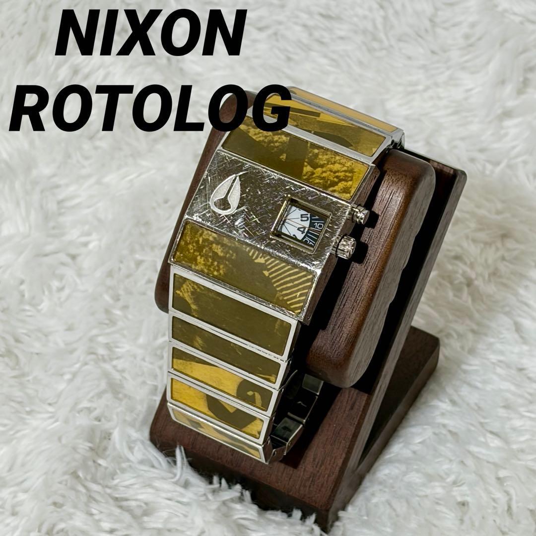 Used [Rare Color] NIXON ROTOLOG Men s Watch