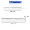 5 Pcs 15cm 20cm Clear Ruler Measuring Ruler Plastic Ruler Straight Ruler Multifunctional Rulers Drawing Tool