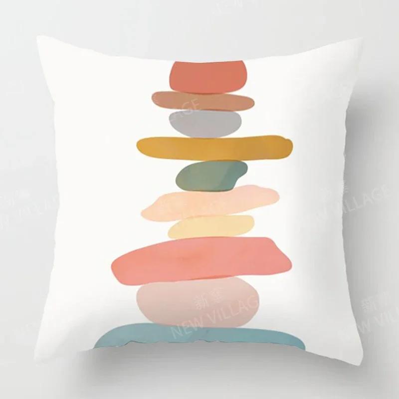 Nordic Fall Home Decor Autumn  Throw Pillow Cover Sofa Cushion Cover  Modern