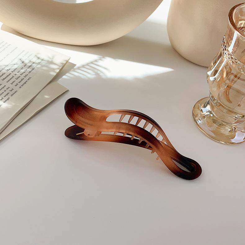 

Модные заколки для волос для женщин Элегантные Красочные Однотонные Большие 11 см Заколка для волос Заколки для волос для девочек Зажим-уточка Аксессуары для волос