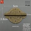 Retro Chinese Style Small Folding Butterfly Antique Jewelry Box with Pure Copper Hinges