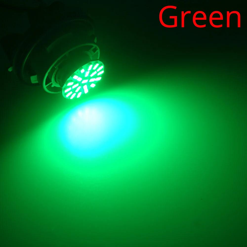 2X Auto SPZ Brzdové Směrové Světlo P21W 1157 1156 22SMD LED DC 12V Auto Parkovací Couvací Klínové Zadní Světlo Žárovka Kufru Vícebarevné