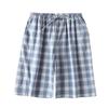 Men's Pajama Bottoms Lounge Sleep Shorts Soft Comfortable Breathable Pajamas Shorts with Pockets Loose Drawstring Home Shorts Plus Size for Male
