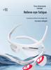 Portable Wireless Eye Massager with Hot Compress & Red Light Therapy for Dark Circles