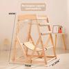 Cat Climbing Frame Space Capsule Scratching Board Hammock Solid Wood Sisal Not Falling Chips Rugged Climbing Net Pet Supplies