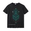 Magic Cube Totem Sacred Geometry TShirt Cotton Tops Shirt For Students Design Tshirts Normal Cute