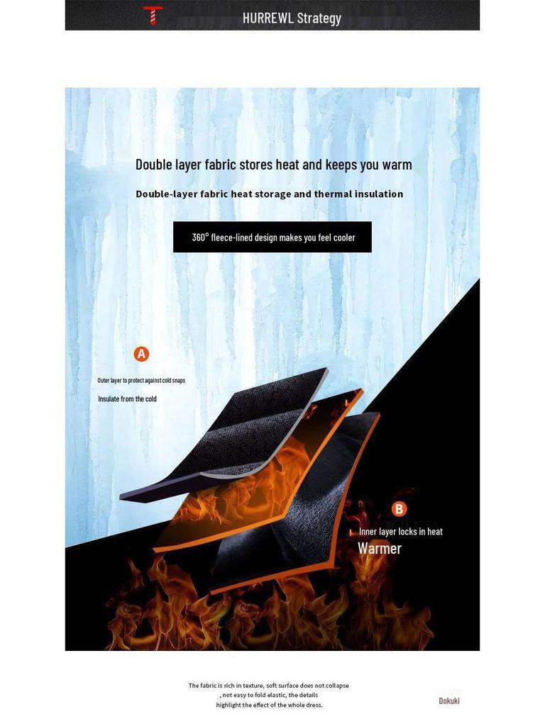 Pánský 2023 Hrubý Sametový Rolák – Hřejivý, Špičkový, 100% Bavlna, Stylový a Pohodlný