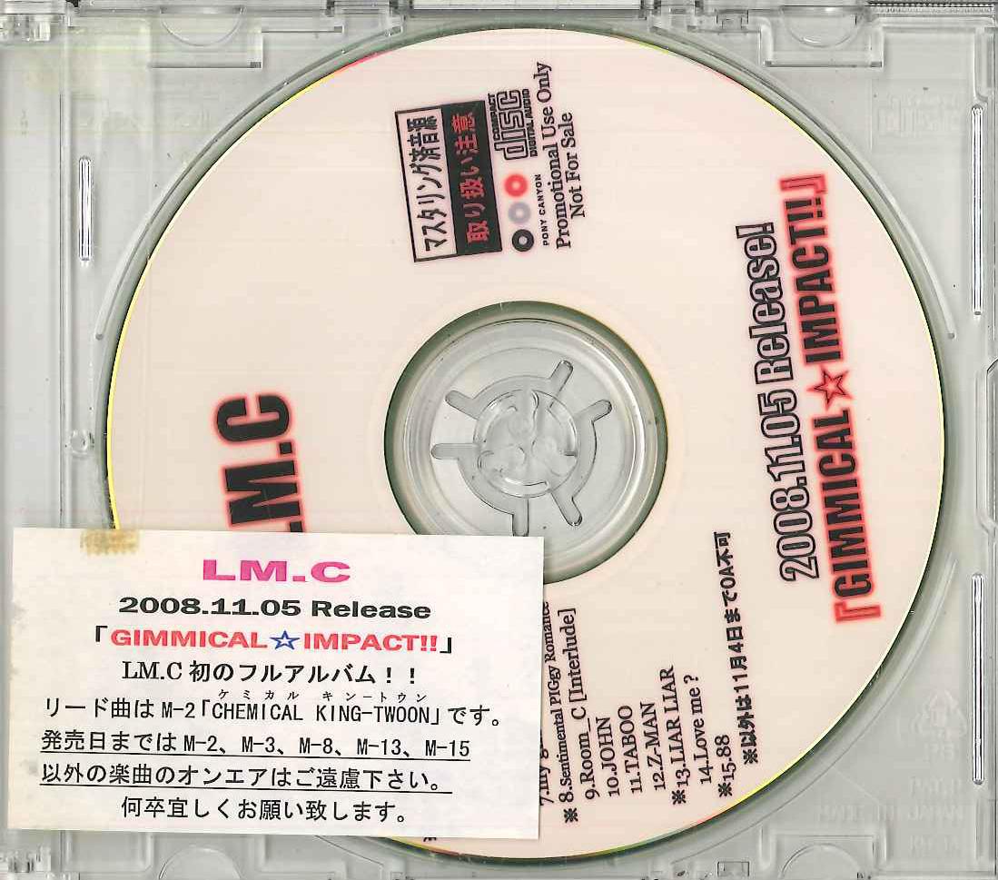 

CD LM.C Gimmical impact NONE PONY CANYON 2008 Japan Japanese PopRock Used