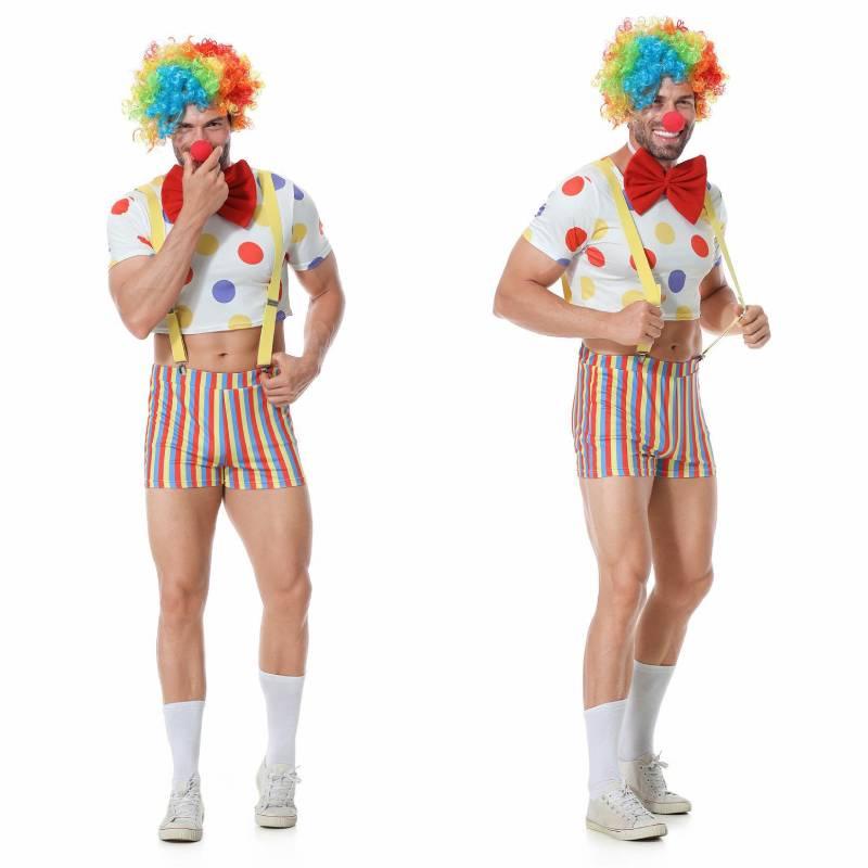 Joker Comic Halloween Cosplay Carnival Magic Role Play Makeup Ball Costume Stage
