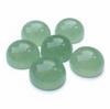 Natural Green Aventurine Round Flat Cabochon Gemstone for Jewelry Making