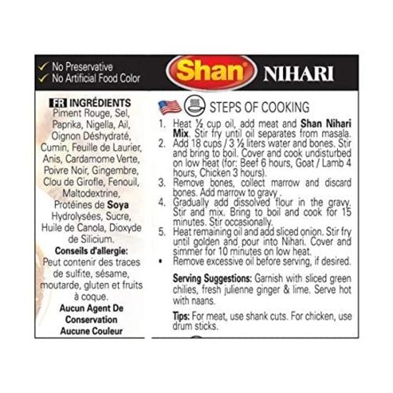 Shan Nihari Masala, 60 G, 6 Pack