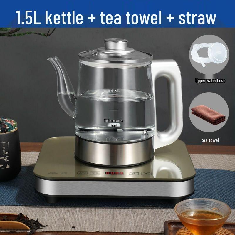 High-Power Automatic Water Filling & Boiling Kettle, 1.5L Capacity, Integrated for Home Use.