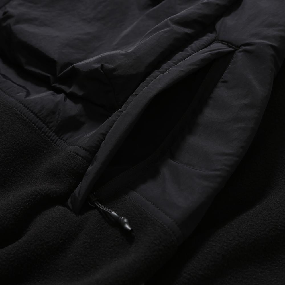 Moif [Aw25] Hiker Fleece Jumper / Black