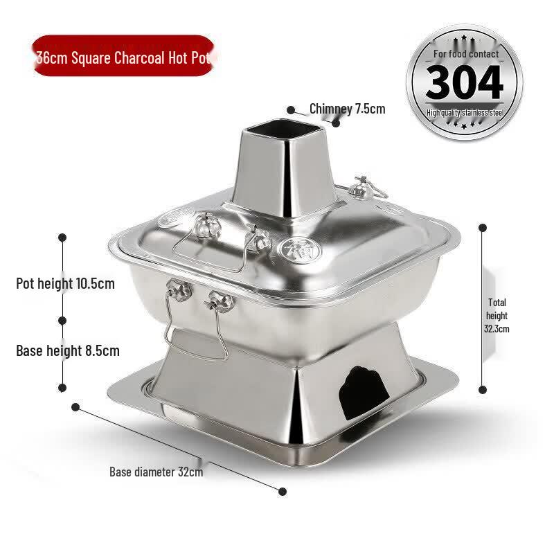 Old Beijing Duo-Flavor Copper Charcoal Hotpot