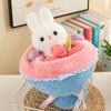 Flower Princess Rabbit Transformation Bouquet Princess Dress Rabbit Bouquet Plush Toy Cute Flower Hold Rabbit