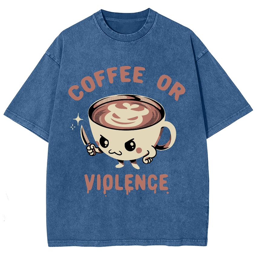 

Милая мультяшная футболка женская с принтом кофейной чашки, имитация денима, хлопок, удобная, свободного кроя, с коротким рукавом, дизайн топа 3XL