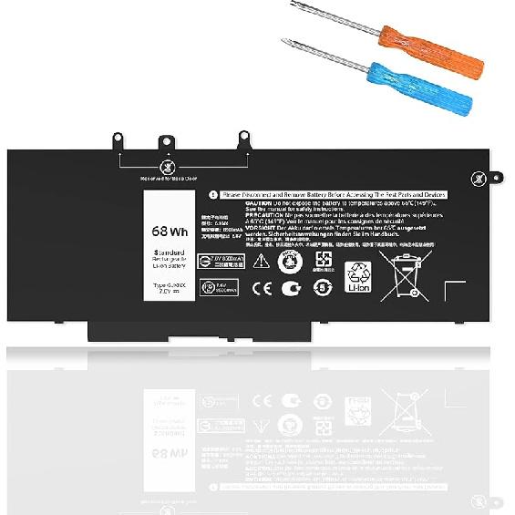 E7470 E7270 J60J5 Battery for Dell Latitude E7470 E7270 7470 7270 Laptop Battery, Type 1W2Y2 0MC34Y MC34Y R1V85 242WD GG4FM WYWJ2 451-BBSX 451-BBSY