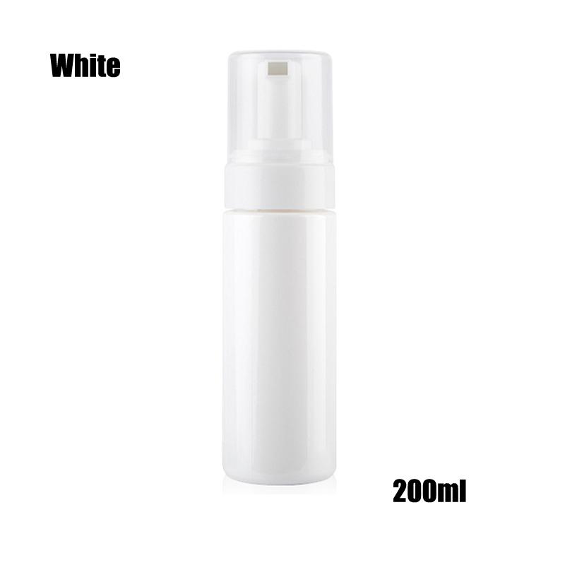 12pcs 30/50/60/100/150/200ml Plastic Transparen Foam Pump Bottle Empty Cosmetic White Soap Dispenser Foaming Bottle with Pump