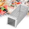 304 Stainless Steel Square BBQ Grill Smoker Tube Tools Outdoor Barbecue Accessory 6in