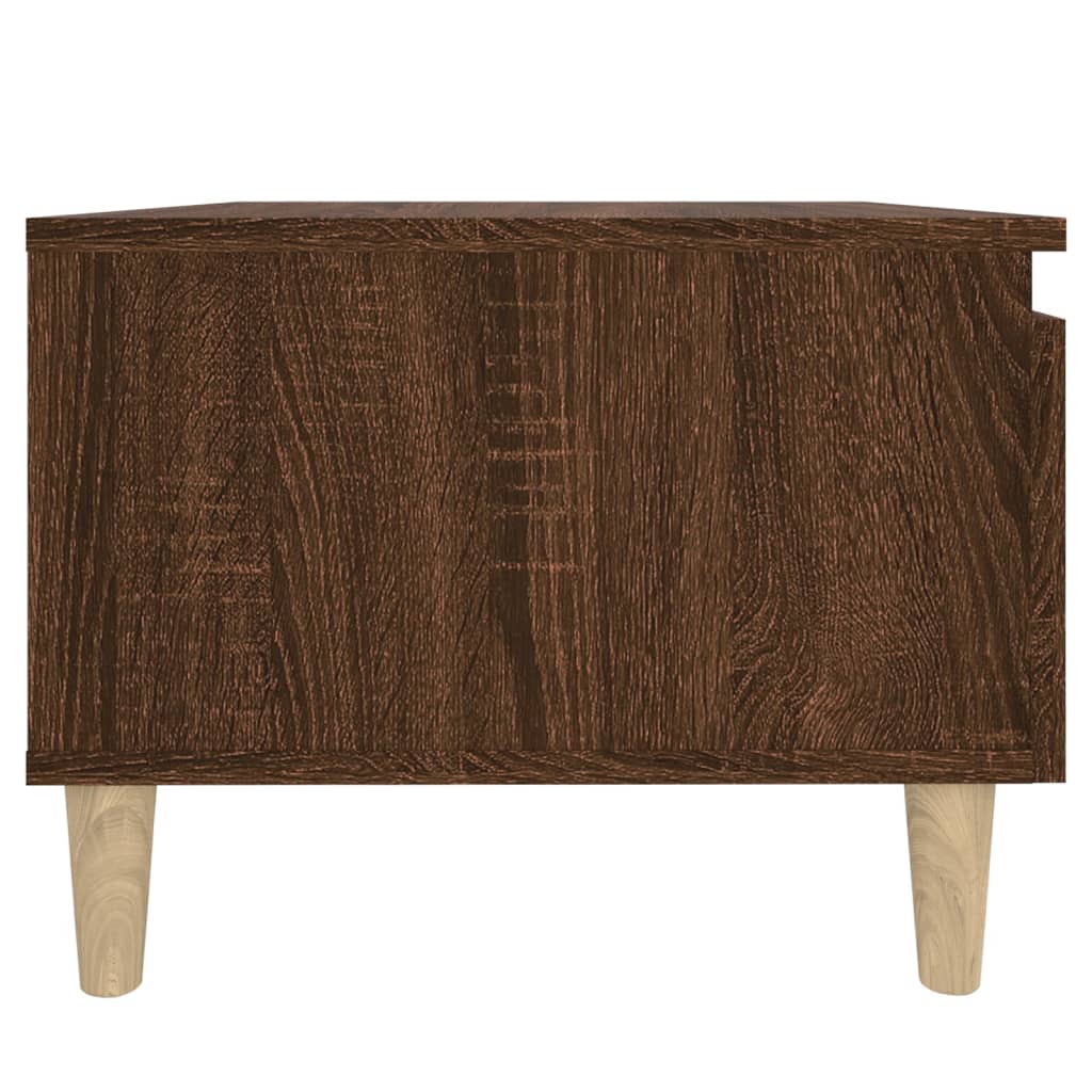 Vidaxl Stolik Boczny, Brązowy Dąb, 50X46X35Cm, Materiał Drewnopochodny