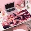 Gaming Mouse Pad Large Desk Mat Antislip Stitched Edges Oni Horn Anime Girl Print Keyboard Pad for Gamer Home Office